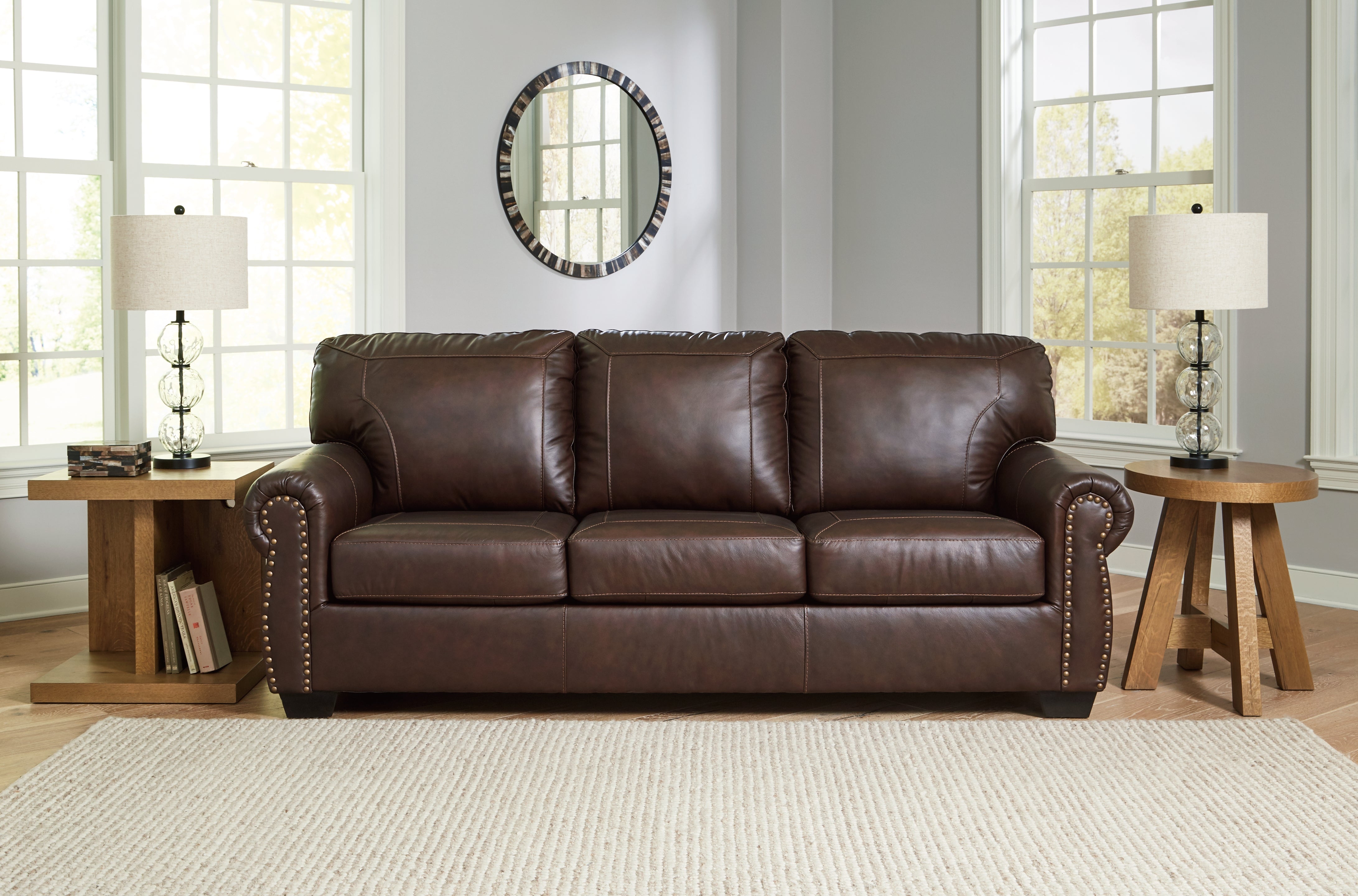Hoover Furniture Outlet - Ashley Furniture - Colleton Sofa - Sofa / Dark Brown - 5210738