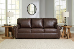 Hoover Furniture Outlet - Ashley Furniture - Colleton Sofa - Sofa / Dark Brown - 5210738