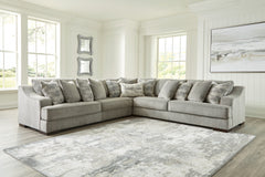 Hoover Furniture Outlet - Ashley Furniture - Bayless 3-Piece Sectional - LAF 3-Piece Sectional / Smoke - 52304S1