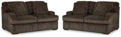 Hoover Furniture Outlet - Ashley Furniture - Aylesworth 2 Loveseats - 2 Loveseats - 53702U5