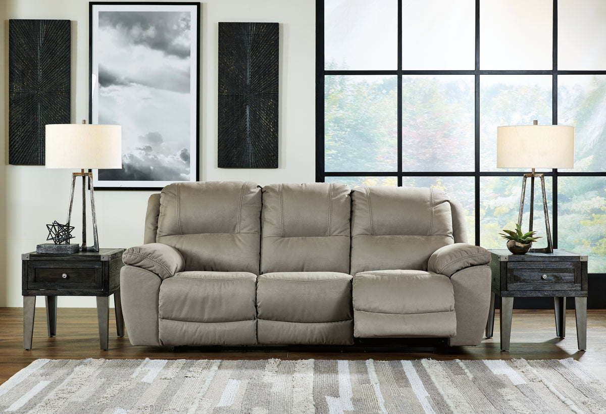 Hoover Furniture Outlet - Ashley Furniture - Next-Gen Gaucho Reclining Sofa - Reclining Sofa / Putty - 5420388