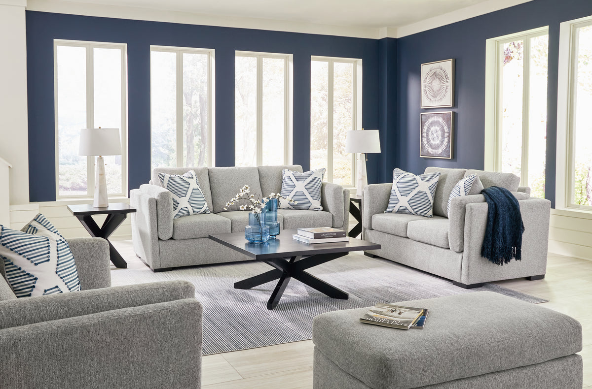 Hoover Furniture Outlet - Ashley Furniture - Evansley Sofa, Loveseat, Oversized Chair and Ottoman - Sofa, Loveseat, Oversized Chair and Ottoman - 54503U3