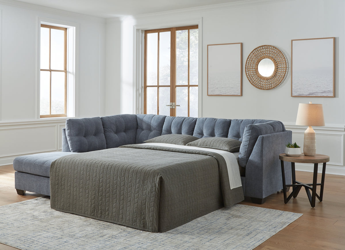 Hoover Furniture Outlet - Ashley Furniture - Marleton 2-Piece Sleeper Sectional with Chaise - RAF 2-Piece Sleeper Sectional with Chaise - 55303S3
