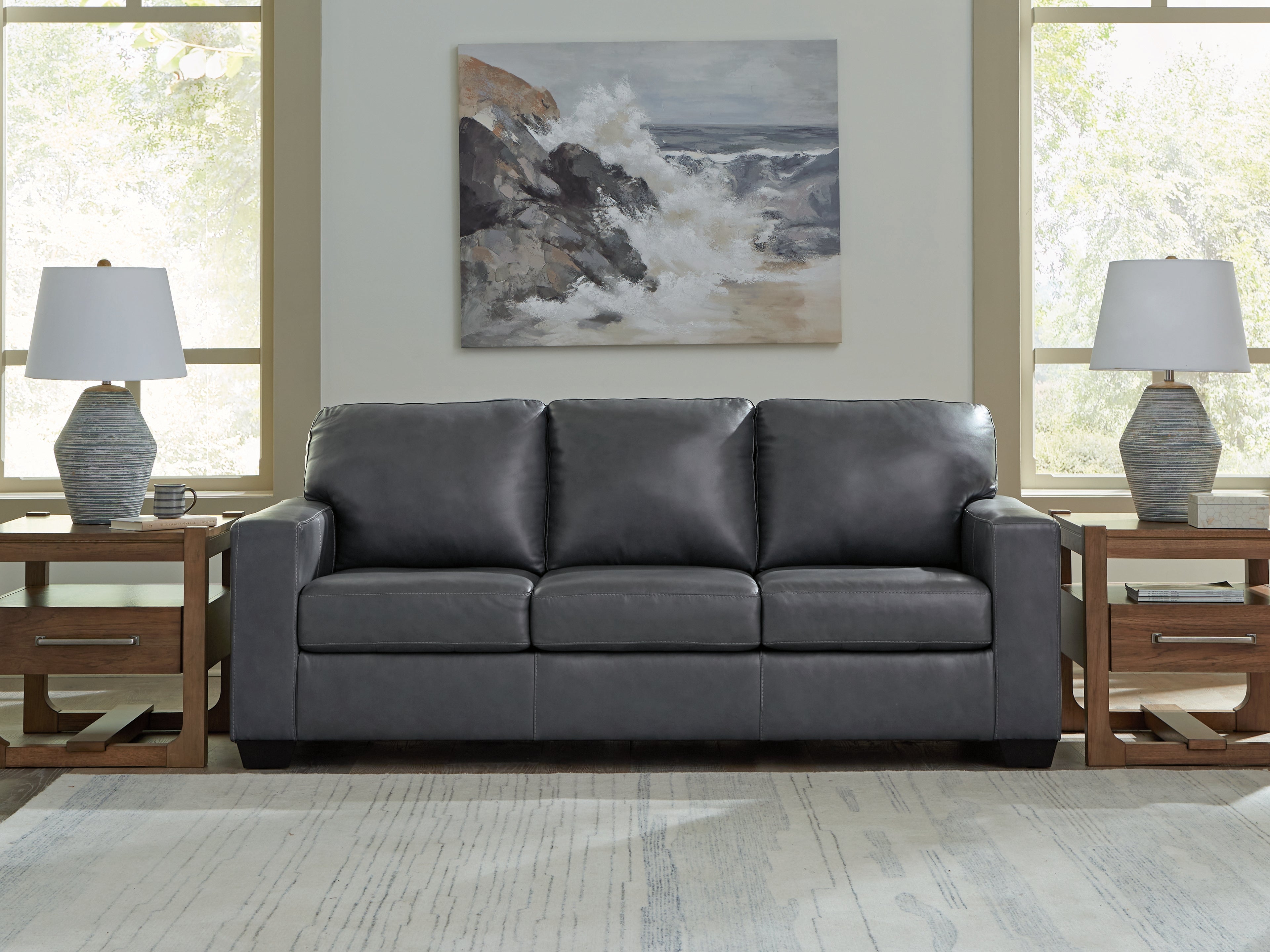 Hoover Furniture Outlet - Ashley Furniture - Bolsena Sofa - Sofa / Admiral - 5560438