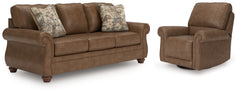 Hoover Furniture Outlet - Ashley Furniture - Chasemore Sofa and Recliner - Sofa and Recliner - PC55902U2