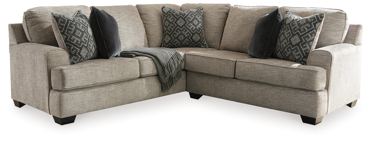 Hoover Furniture Outlet - Ashley Furniture - Bovarian 2-Piece Sectional - LAF 2-Piece Sectional / Stone - 56103S3