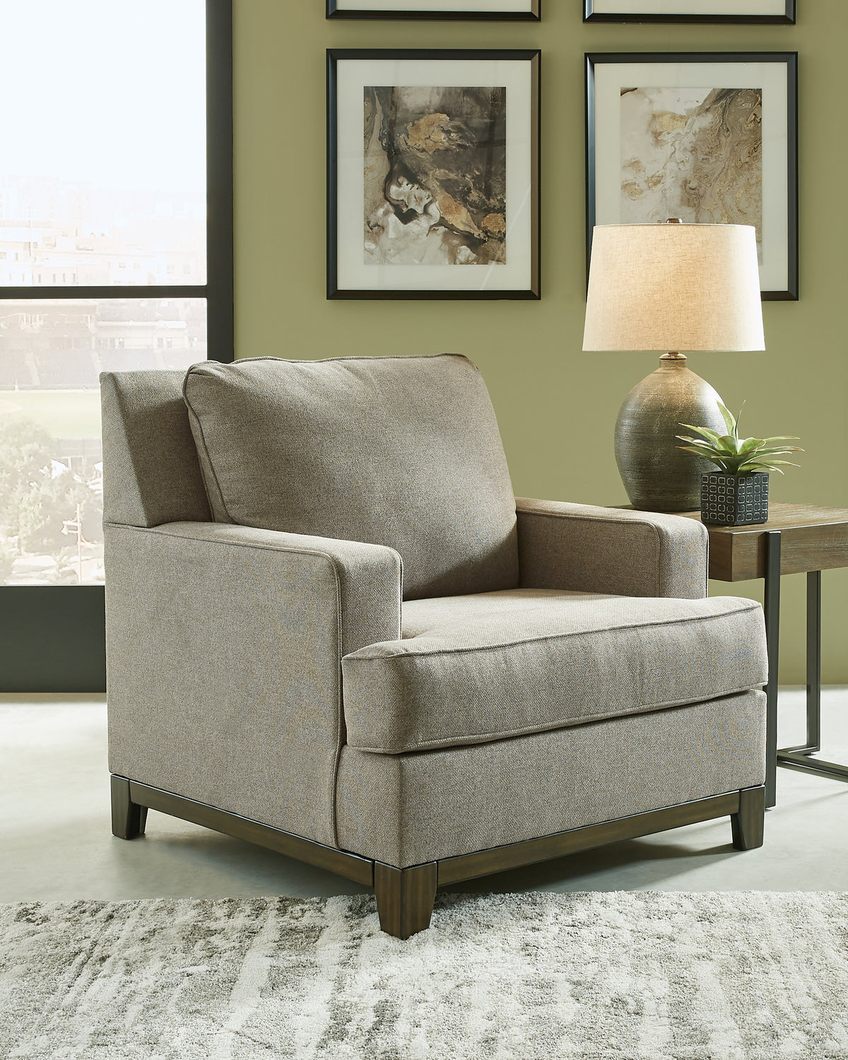 Hoover Furniture Outlet - Ashley Furniture - Kaywood Chair - Chair / Granite - 5630320
