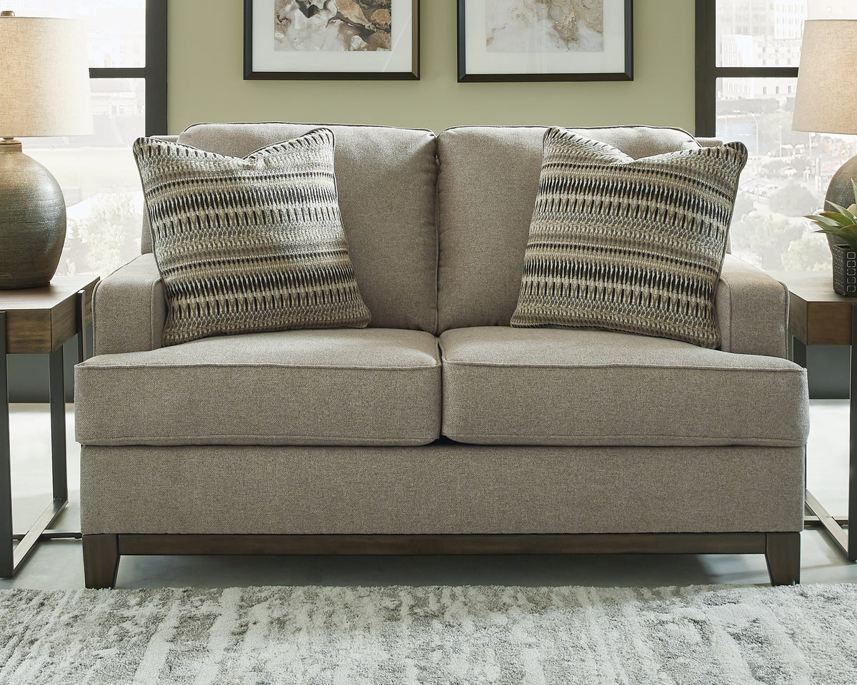 Hoover Furniture Outlet - Ashley Furniture - Kaywood Loveseat - Loveseat / Granite - 5630335