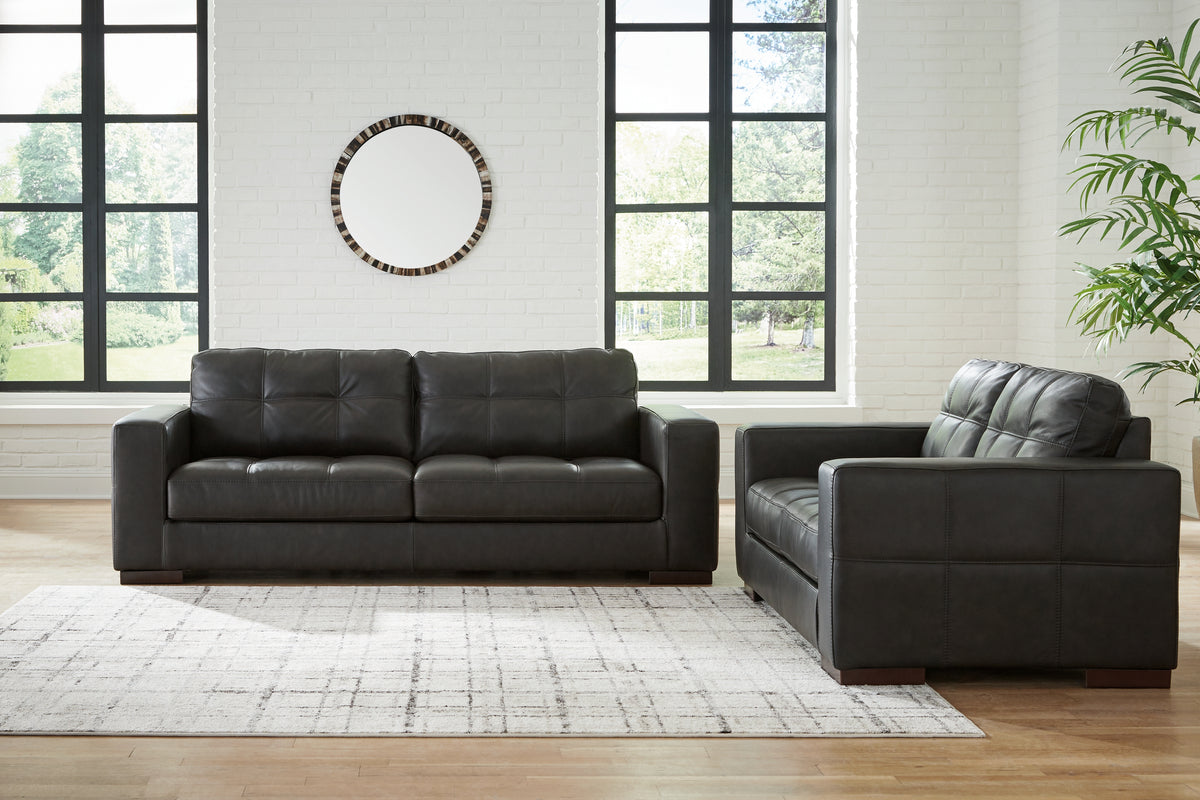 Hoover Furniture Outlet - Ashley Furniture - Luigi Sofa and Loveseat - Sofa and Loveseat - 56506U1
