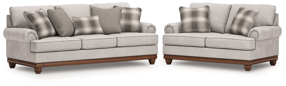 Hoover Furniture Outlet - Ashley Furniture - Clearbrooke Sofa and Loveseat - Sofa and Loveseat - PC56803U3