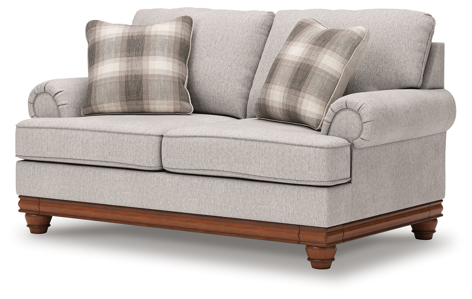 Hoover Furniture Outlet - Ashley Furniture - Clearbrooke Loveseat - Loveseat / Sandstone - PC5680335