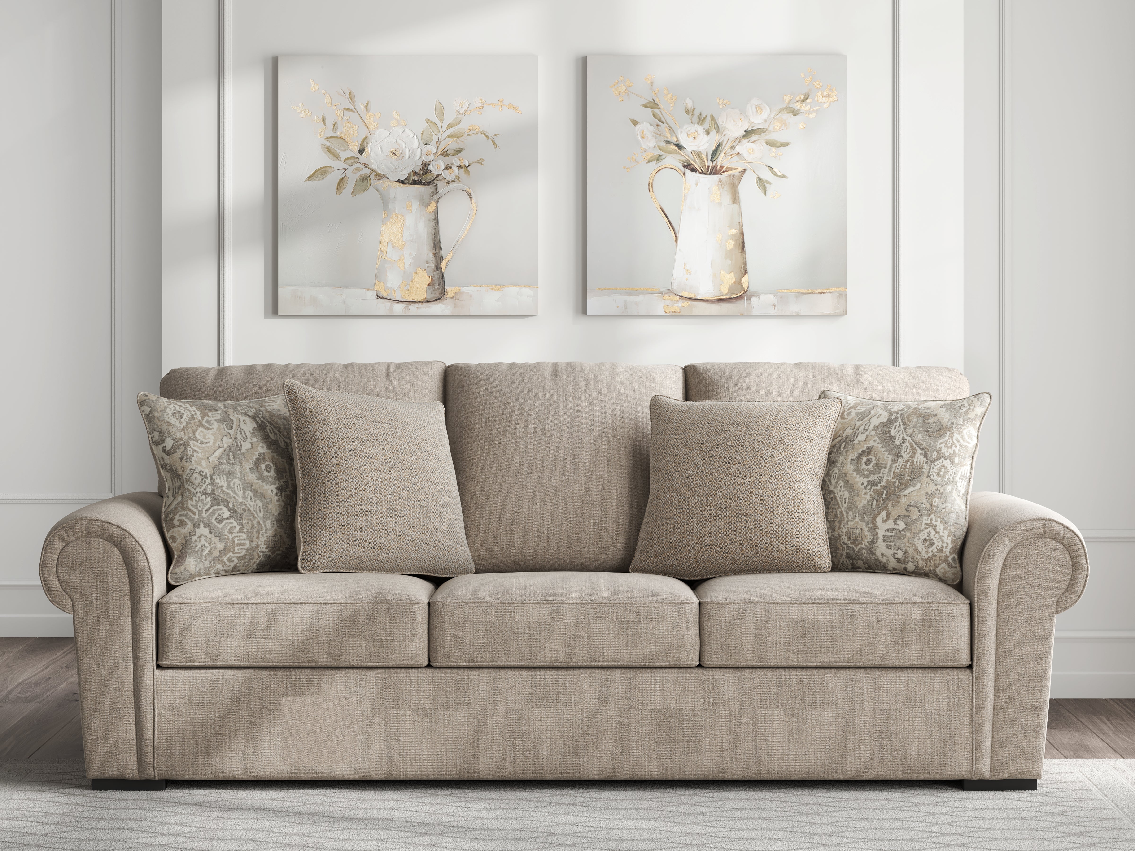 Hoover Furniture Outlet - Ashley Furniture - Sararose Sofa - Sofa - 5710238
