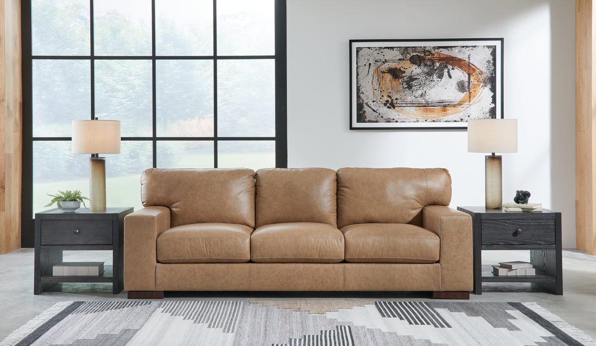 Hoover Furniture Outlet - Ashley Furniture - Lombardia Sofa - Sofa / Tumbleweed - 5730238