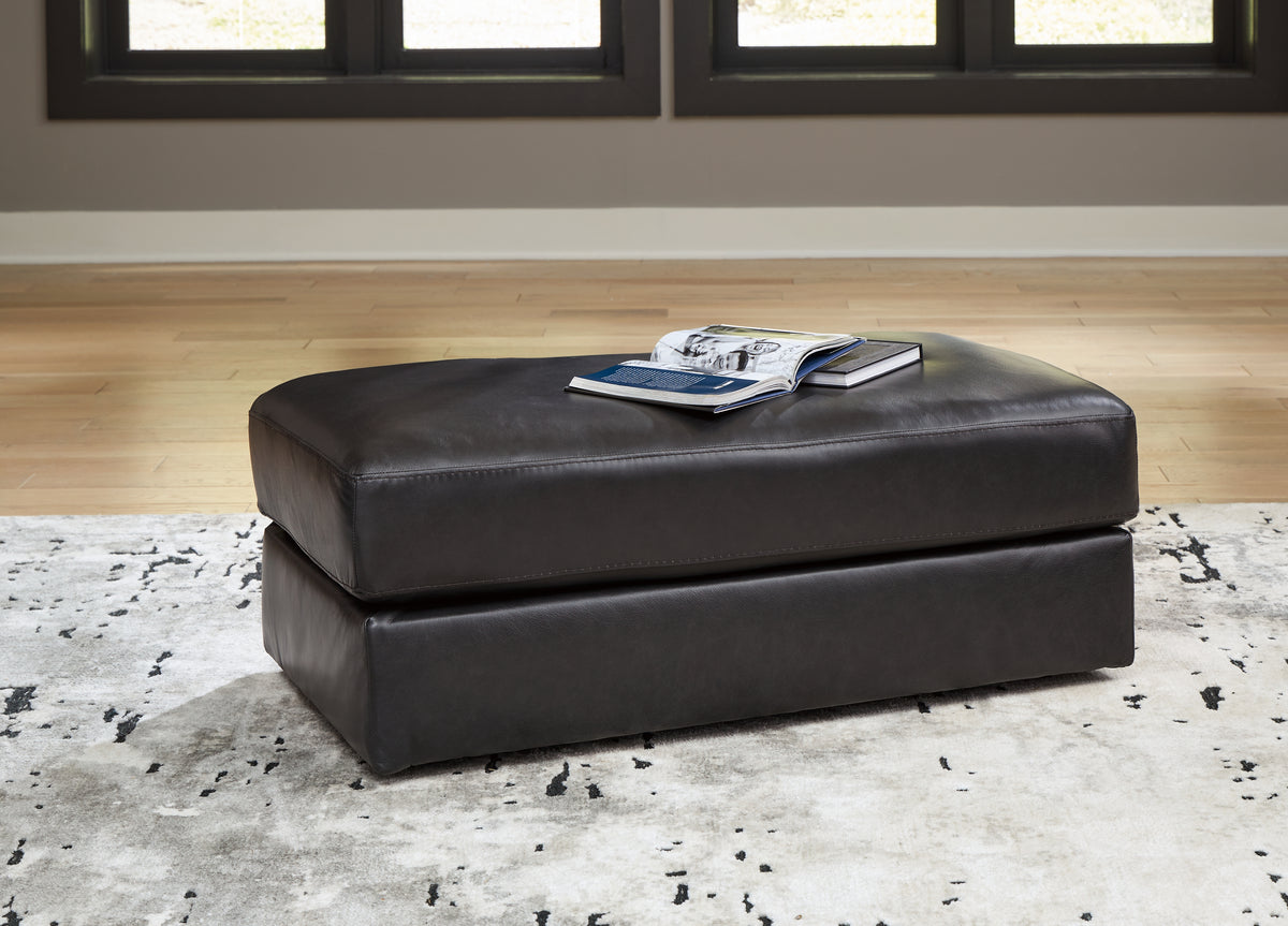 Hoover Furniture Outlet - Ashley Furniture - Amiata Ottoman - Ottoman / Onyx - 5740514