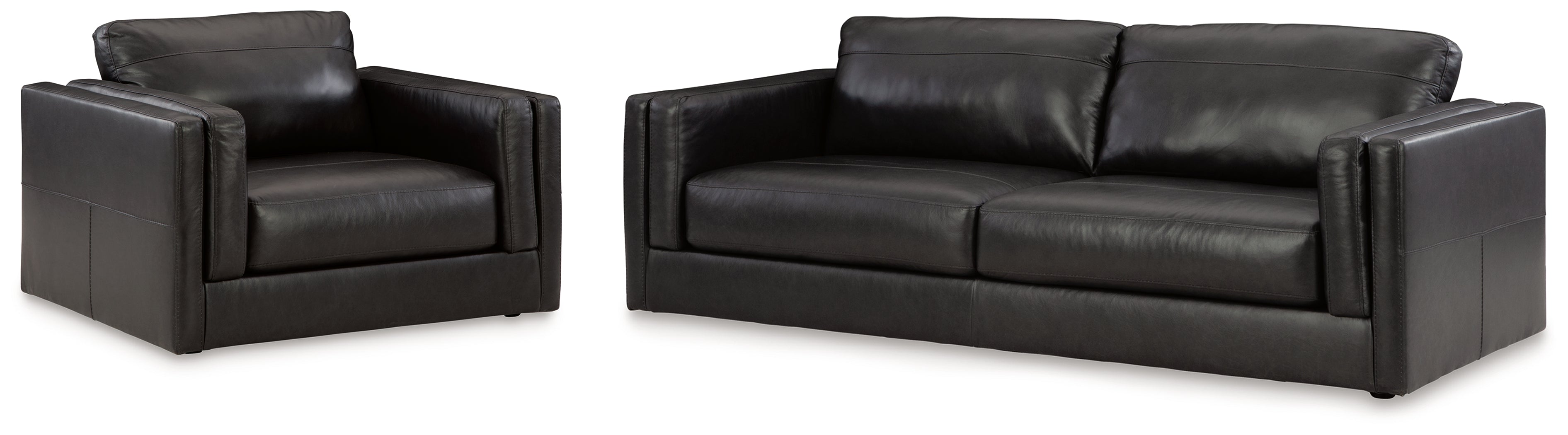 Hoover Furniture Outlet - Ashley Furniture - Amiata Sofa and Oversized Chair - Sofa and Oversized Chair - 57405U2