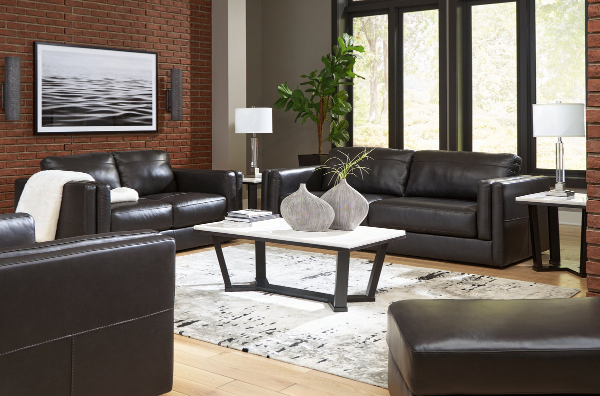 Hoover Furniture Outlet - Ashley Furniture - Amiata Sofa, Loveseat, Oversized Chair and Ottoman - Sofa, Loveseat, Oversized Chair and Ottoman - 57405U4