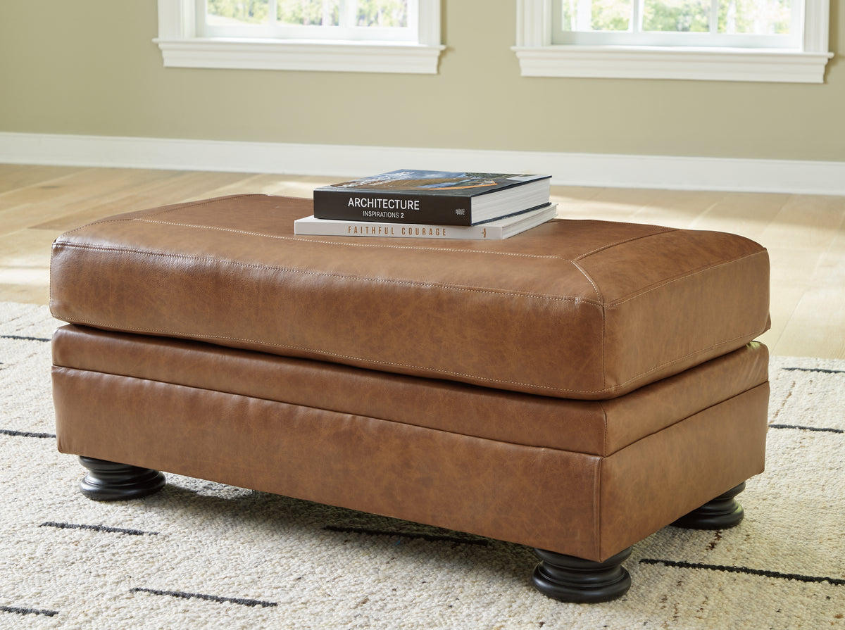 Hoover Furniture Outlet - Ashley Furniture - Carianna Ottoman - Ottoman / Caramel - 5760414