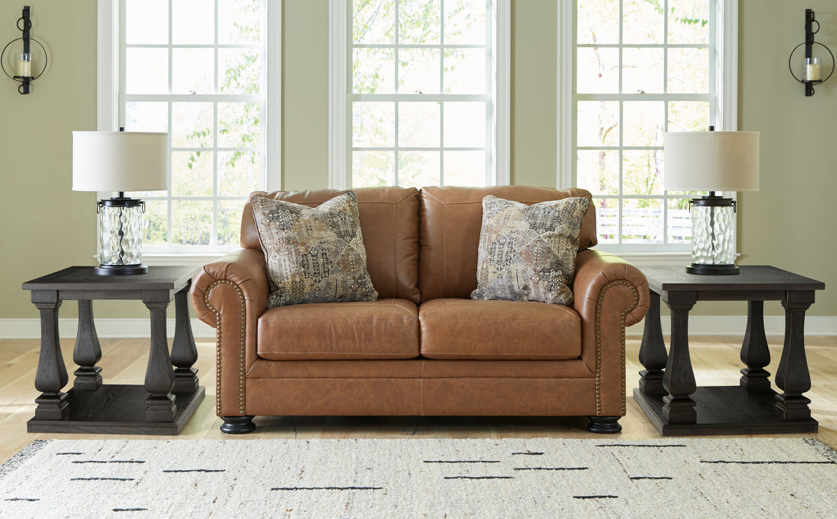 Hoover Furniture Outlet - Ashley Furniture - Carianna Loveseat - Loveseat / Caramel - 5760435