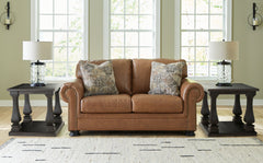 Hoover Furniture Outlet - Ashley Furniture - Carianna Loveseat - Loveseat / Caramel - 5760435