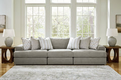 Hoover Furniture Outlet - Ashley Furniture - Avaliyah 3-Piece Sectional Sofa - RAF 3-Piece Sectional Sofa / Ash - 58103S2