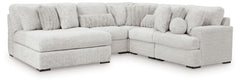 Cuddle Plush 5-Piece Sectional with Chaise