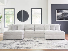 Hoover Furniture Outlet - Ashley Furniture - Cuddle Plush 4-Piece Sectional with Chaise - 4-Piece Sectional with Chaise - PC59106S4