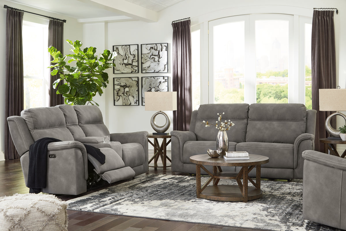 Hoover Furniture Outlet - Ashley Furniture - Next-Gen DuraPella Power Reclining Sofa, Loveseat and Recliner - Power Reclining Sofa, Loveseat and Recliner - 59301U4