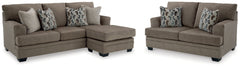 Hoover Furniture Outlet - Ashley Furniture - Stonemeade Sofa Chaise and Loveseat - Sofa Chaise and Loveseat - 59505U9