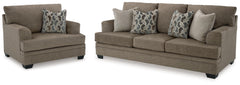 Hoover Furniture Outlet - Ashley Furniture - Stonemeade Sofa and Oversized Chair - Sofa and Oversized Chair - 59505U13