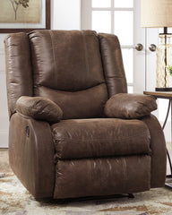 Hoover Furniture Outlet - Ashley Furniture - Bladewood Recliner - Zero Wall Recliner / Coffee - 6030529