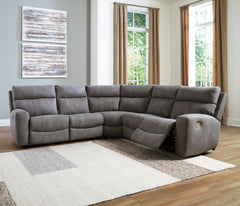 Hoover Furniture Outlet - Ashley Furniture - Next-Gen DuraPella 5-Piece Power Reclining Sectional - 5-Piece Power Reclining Sectional - 61003S6