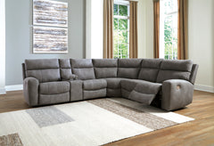 Hoover Furniture Outlet - Ashley Furniture - Next-Gen DuraPella 6-Piece Power Reclining Sectional - 6-Piece Power Reclining Sectional - 61003S7