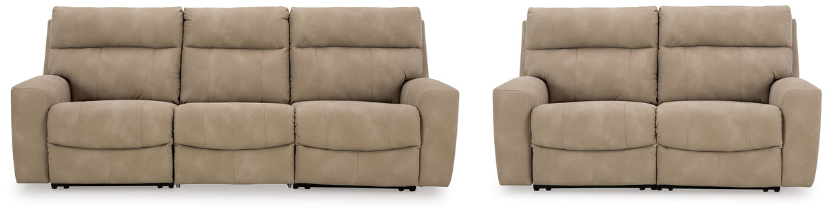 Hoover Furniture Outlet - Ashley Furniture - Next-Gen Durapella 3-Piece Sectional Sofa and 2-Piece Sectional Loveseat - 3-Piece Sectional Sofa and 2-Piece Sectional Loveseat - 61004S9