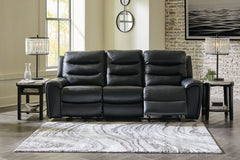 Hoover Furniture Outlet - Ashley Furniture - Warlin Power Reclining Sofa - PWR REC Sofa with ADJ Headrest - 6110515