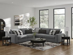 Hoover Furniture Outlet - Ashley Furniture - Bealton 5-Piece Sectional - RAF 5-Piece Sectional / Salt and Pepper - 61305S6