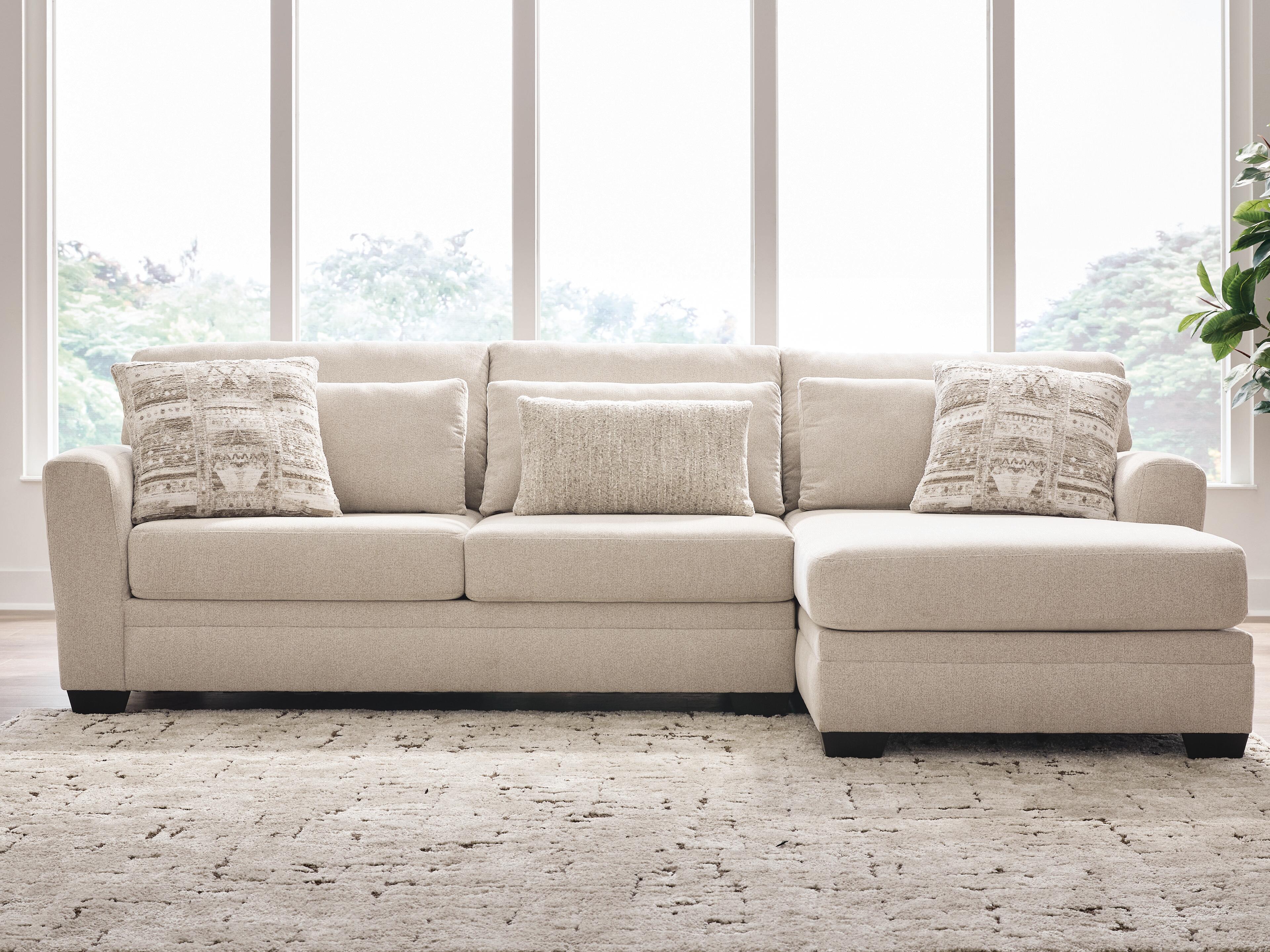Hoover Furniture Outlet - Ashley Furniture - Mandi Point 2-Piece Sectional Sofa Chaise - RAF 2-Piece Sectional Sofa Chaise - 62606S3