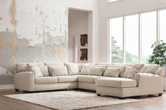 Hoover Furniture Outlet - Ashley Furniture - Mandi Point 4-Piece Sectional with Chaise - RAF 4-Piece Sectional with Chaise - 62606S2