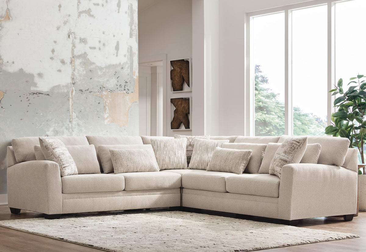 Hoover Furniture Outlet - Ashley Furniture - Mandi Point 3-Piece Sectional - RAF 3-Piece Sectional - 62606S5