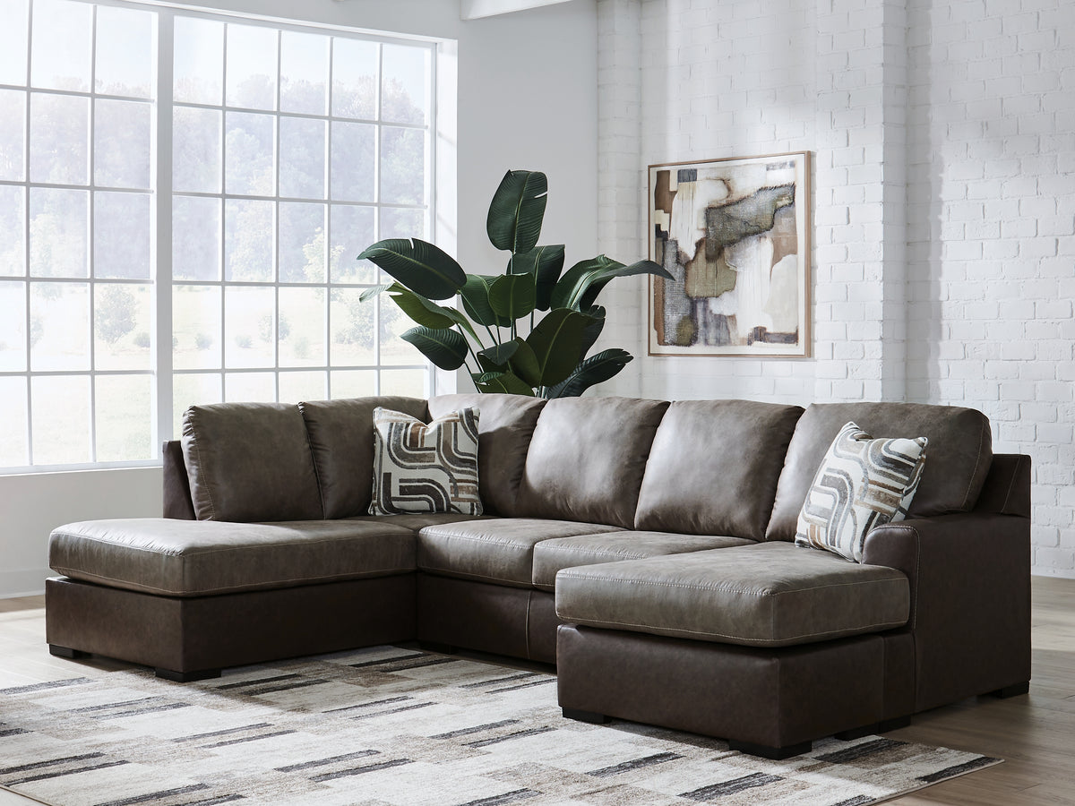 Hoover Furniture Outlet - Ashley Furniture - Castille Way 2-Piece Sectional with Chaise - RAF 2-Piece Sectional with Chaise - PC62703S1
