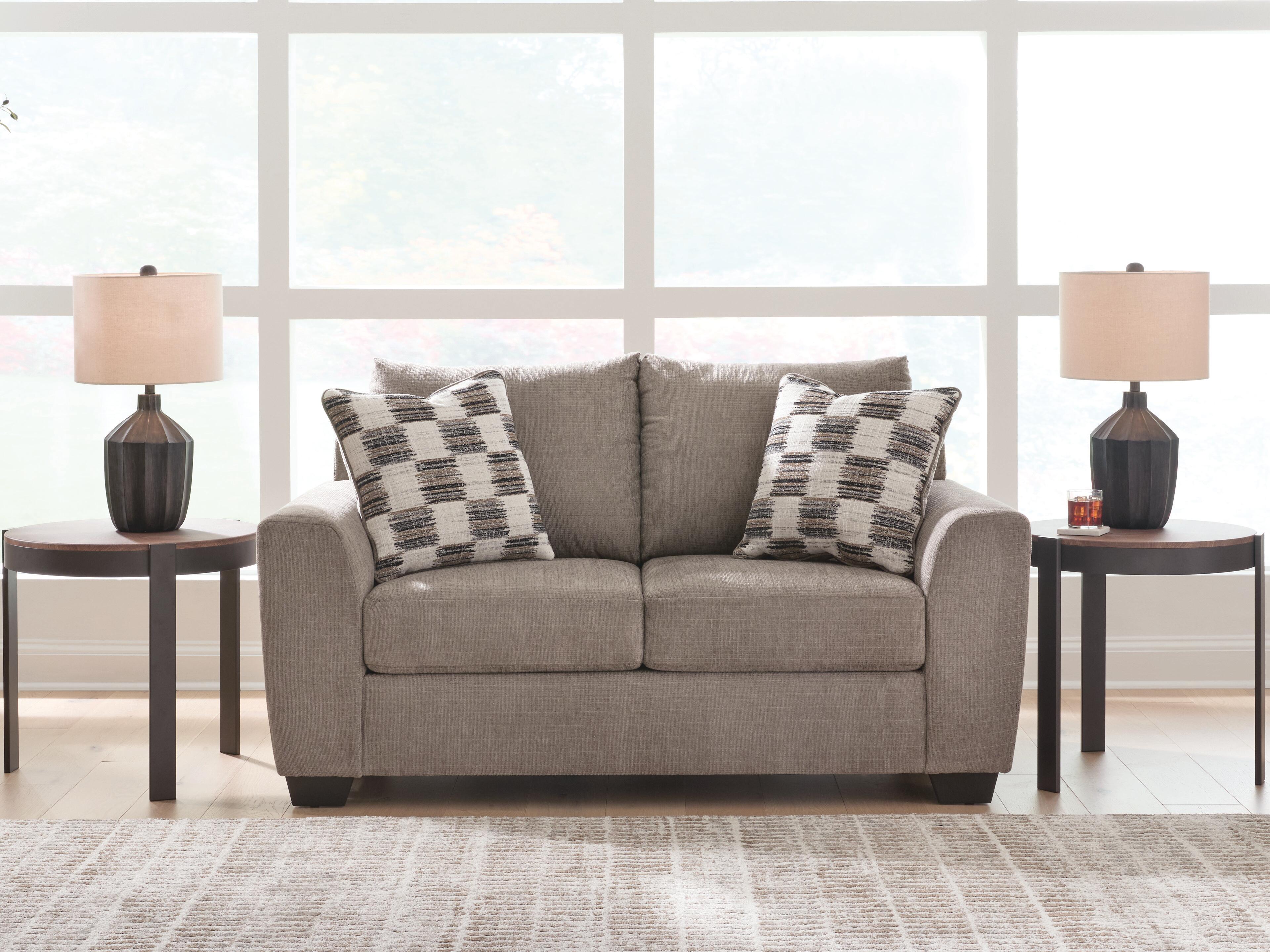 Hoover Furniture Outlet - Ashley Furniture - Loreo Loveseat - Loveseat / Truffle - 6310235
