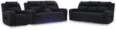 Hoover Furniture Outlet - Ashley Furniture - Forest Lake Power Reclining Sofa, Loveseat and Recliner - Power Reclining Sofa, Loveseat and Recliner - PC64202U3