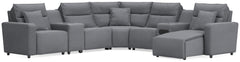 Hoover Furniture Outlet - Ashley Furniture - Modmax II 7-Piece Power Reclining Sectional with Chaise and Audio System - 7-Piece Power Reclining Sectional with Chaise and Audio System - 65906S45