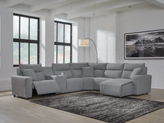 Hoover Furniture Outlet - Ashley Furniture - ModMax II 6-Piece Power Reclining Sectional with Chaise - 6-Piece Power Reclining Sectional with Chaise - 65906S6