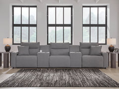 Hoover Furniture Outlet - Ashley Furniture - Modmax II 5-Piece Power Reclining Sectional with Consoles - 5-Piece Power Reclining Sectional with Consoles - 65906S14