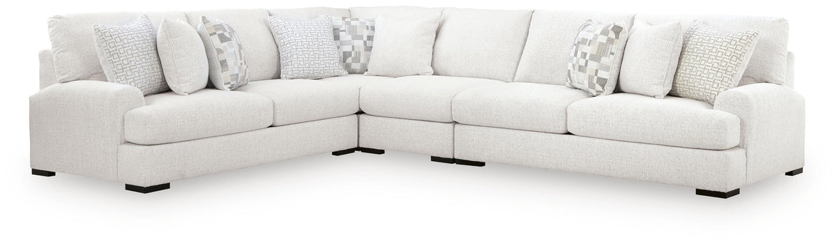 Hoover Furniture Outlet - Ashley Furniture - Misty-Lakes 4-Piece Sectional - RAF 4-Piece Sectional - PC66906S5