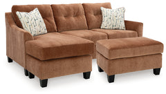 Hoover Furniture Outlet - Ashley Furniture - Amity Bay Sofa Chaise and Ottoman - Sofa Chaise and Ottoman - 67204U5