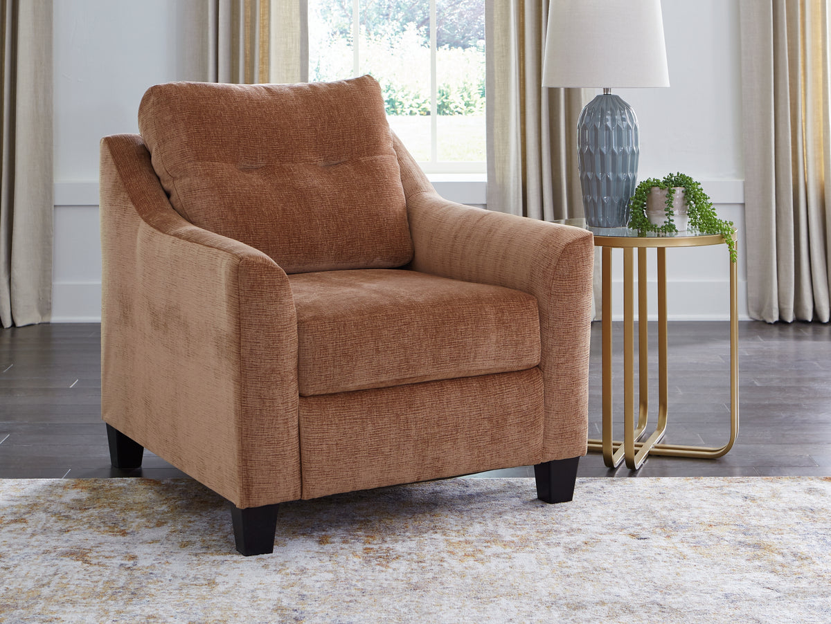 Hoover Furniture Outlet - Ashley Furniture - Amity Bay Chair - Chair / Clay - 6720420