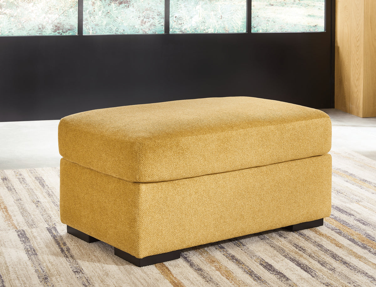 Hoover Furniture Outlet - Ashley Furniture - Keerwick Ottoman - Ottoman / Sunflower - 6750614
