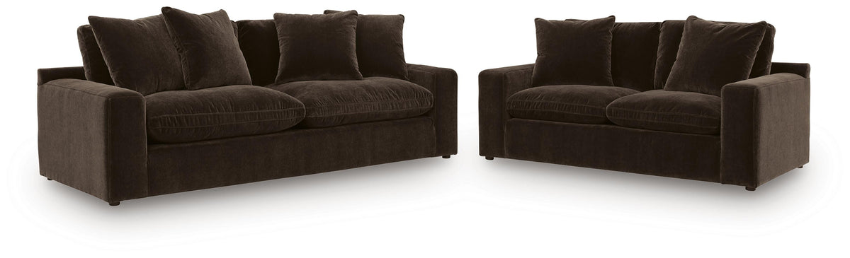 Hoover Furniture Outlet - Ashley Furniture - Maxton Heights Sofa and Loveseat - Sofa and Loveseat - 67807U1