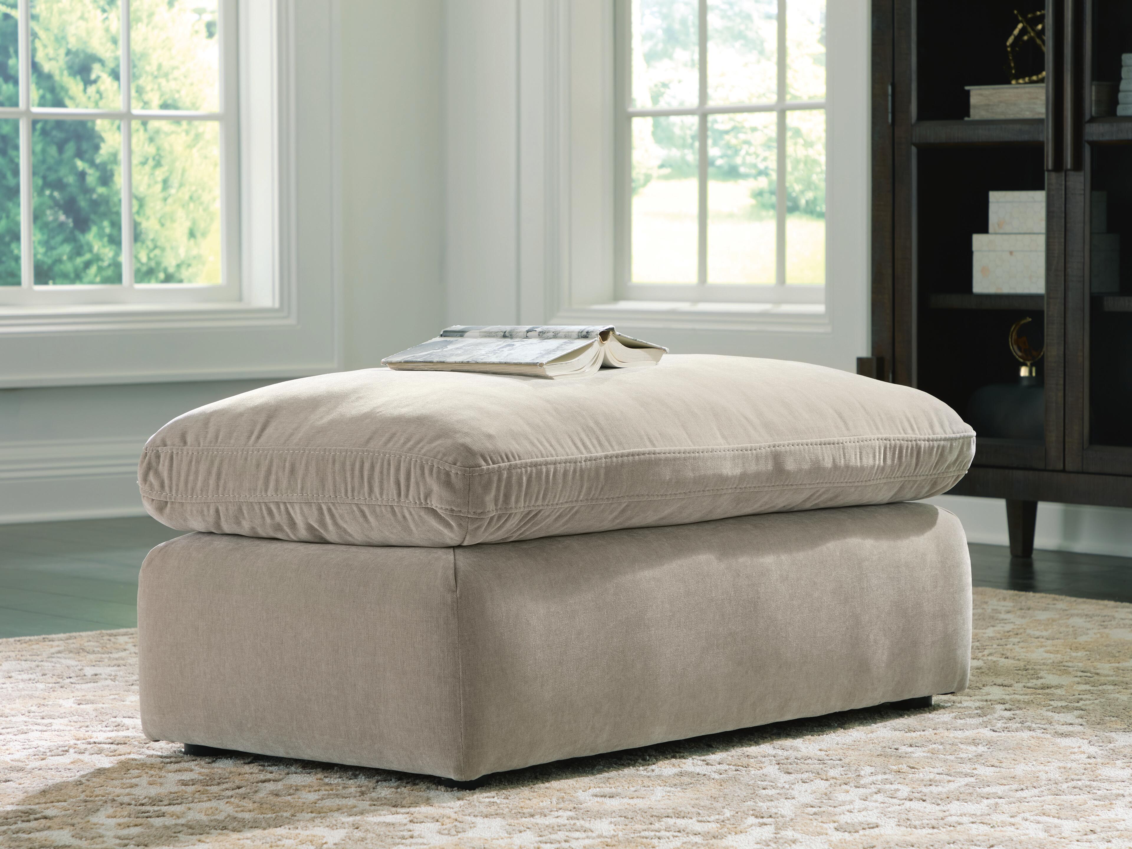 Hoover Furniture Outlet - Ashley Furniture - Maxton Heights Ottoman - Ottoman / Pebble - 6780814